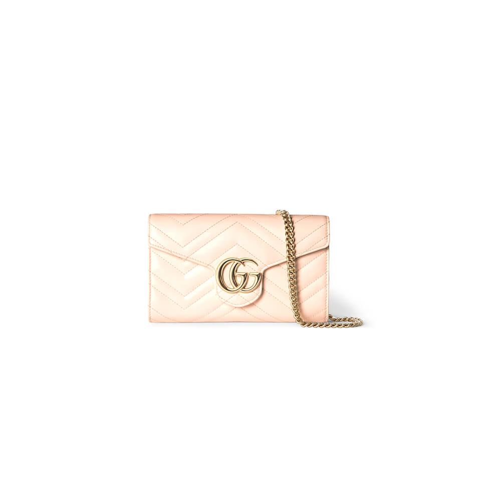 GG Marmont wallet on chain