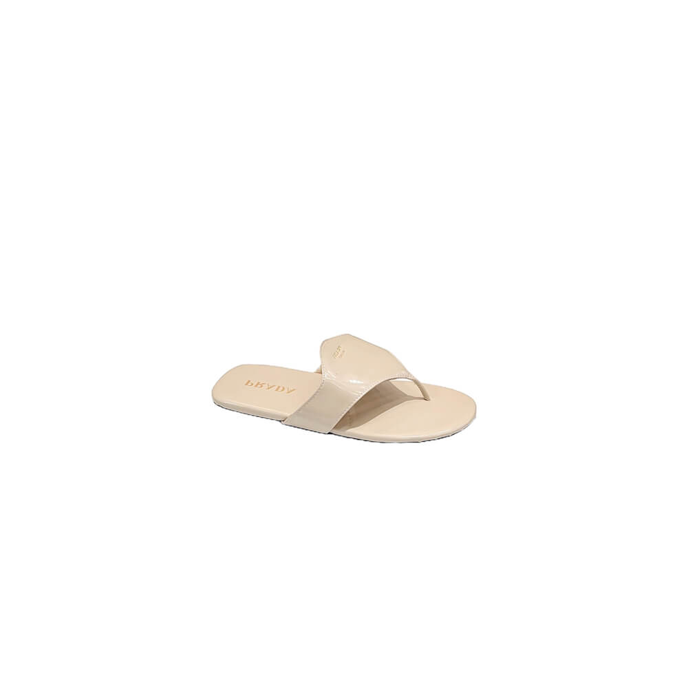 Prada Brushed leather thong sandals
