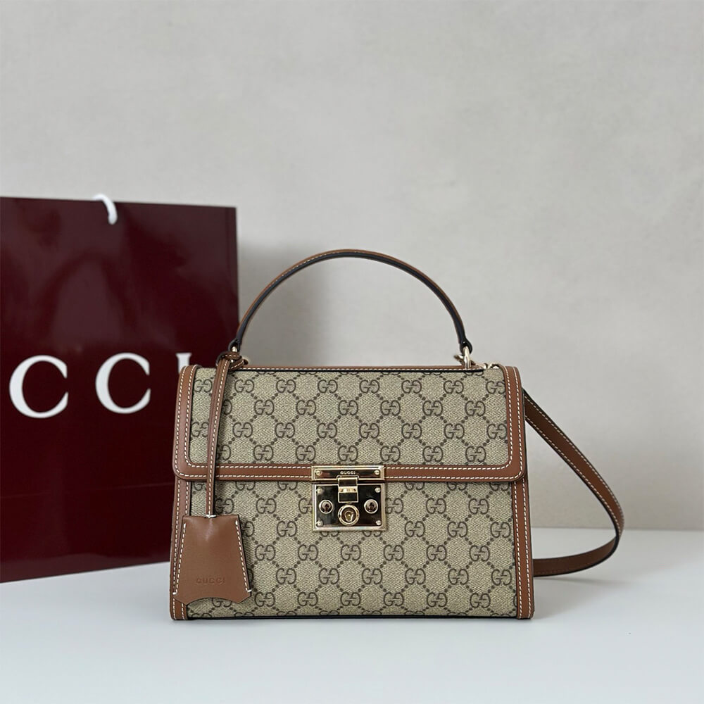 Gucci Padlock medium top handle bag